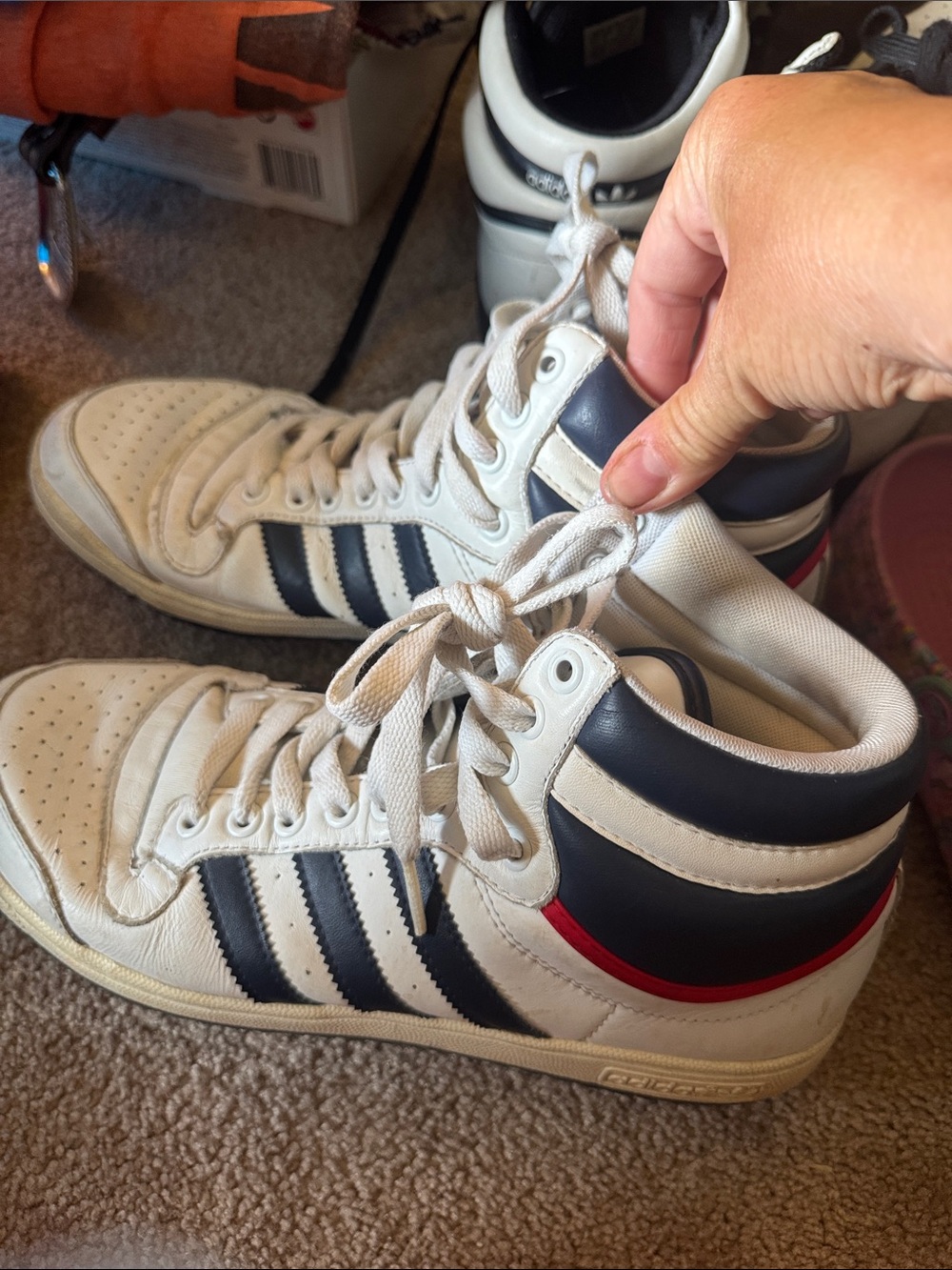Adidas top ten vintage 2009 Men's High-Top Athletic Sneakers